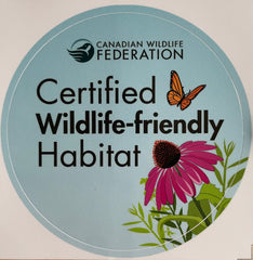 Garden Certification Window Decal