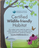 Certified Wildlife Friendly Garden Sign - Colour