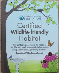 Certified Wildlife Friendly Garden Sign - Colour