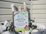 Certified Wildlife Friendly Garden Sign - Colour